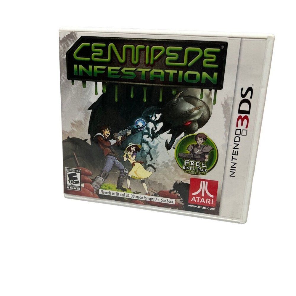 Centipede: Infestation (Nintendo 3DS) Original CASE & MANUAL ONLY - **No Game**